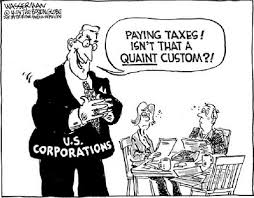 Corporations paying taxes